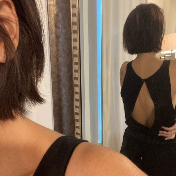 Rag and bone black waist drawstring jumpsuit - Picture 7 of 7